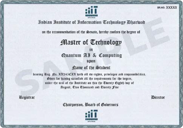 M.Tech Certificate